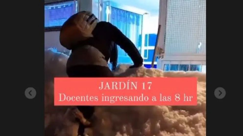 UnTER Bariloche pide al Consejo evaluar convocatoria a personal docente durante los temporales