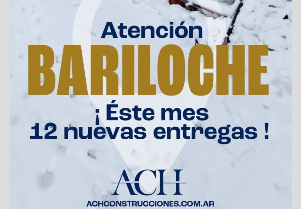 A pesar de las condiciones climáticas ACH Construcciones continúa instalando viviendas en Bariloche