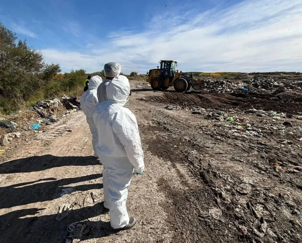 Se destruyeron los más de 3000 kg de mercadería decomisada en mal estado de los comercios