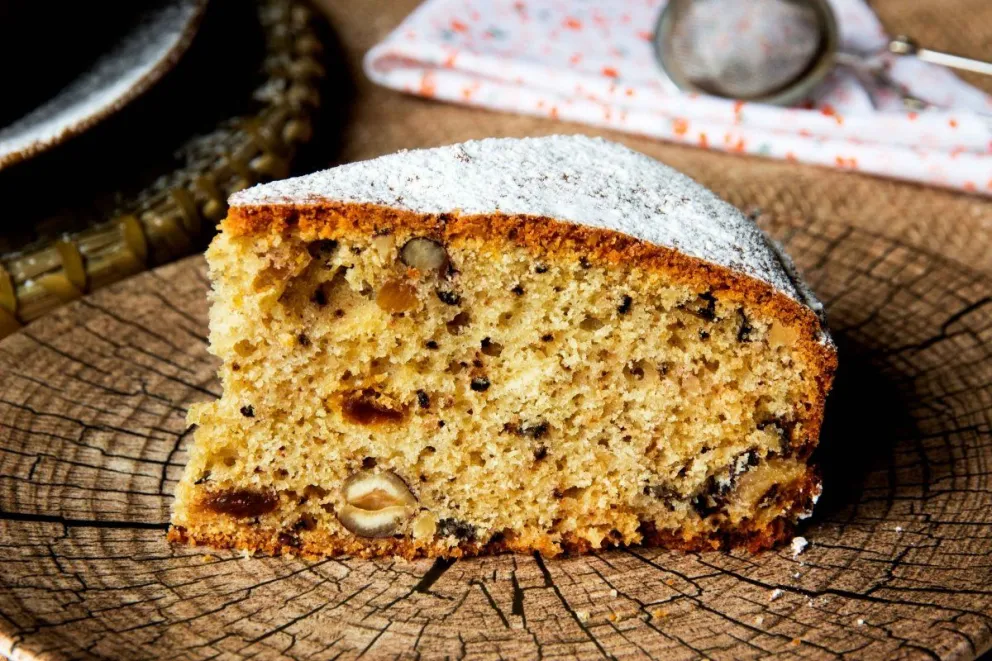 Torta de frutos secos, sin manteca y en sólo 5 pasos