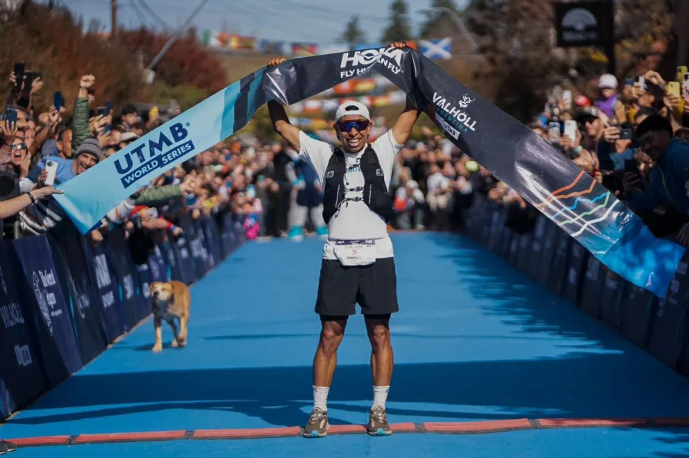 Santos Rueda sumó un nuevo triunfo en la carrera de ultra trail Valholl Argentina