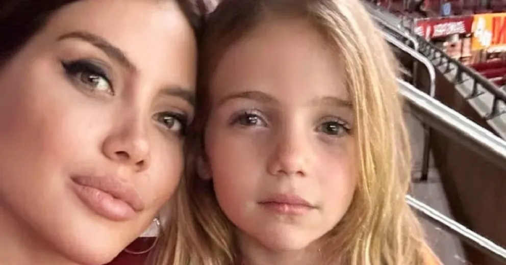 El extravagante peinado de Isabella, la hija de Wanda Nara, para ir al colegio