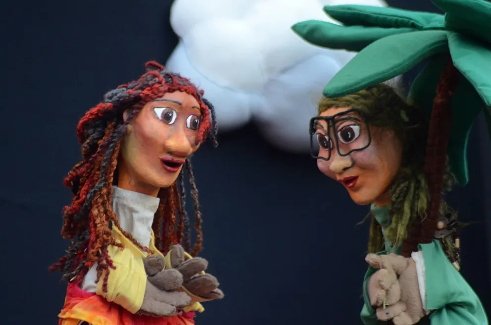 Hay un monstruo que no quiere salir a escena en los Títeres Andariegos