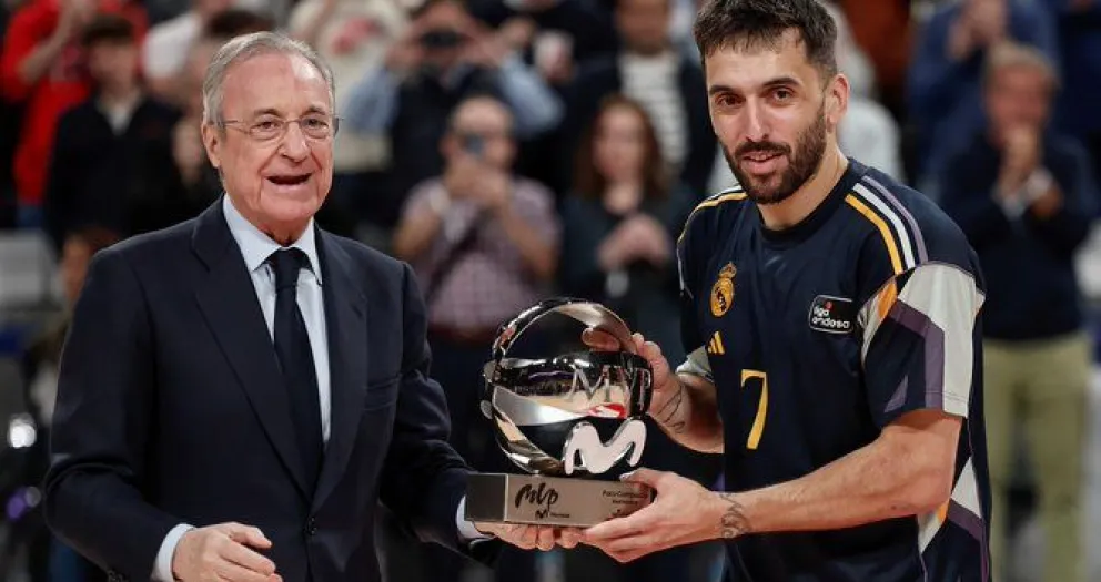 Facundo Campazzo fue elegido como el mejor jugador de la Liga Endesa