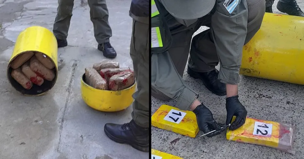 Sigue prófugo el hombre que llevaba gran cantidad de droga dentro de un tubo de GNC