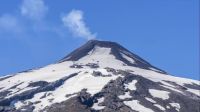 Alerta amarilla por fumarola en el Volcán Villarica 