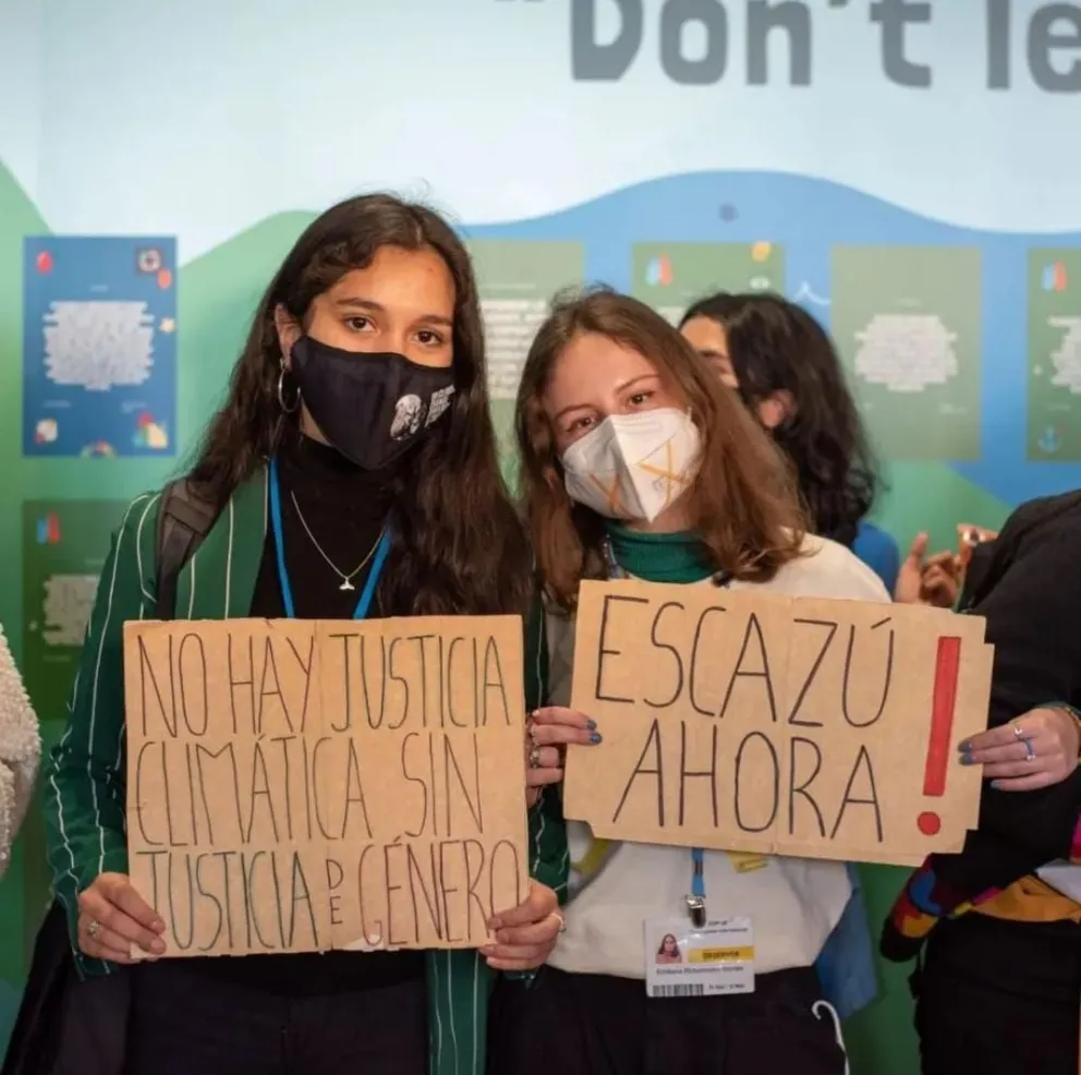 La joven que coordinó la gira europea de Carriqueo es fundadora de una organización ecofeminista