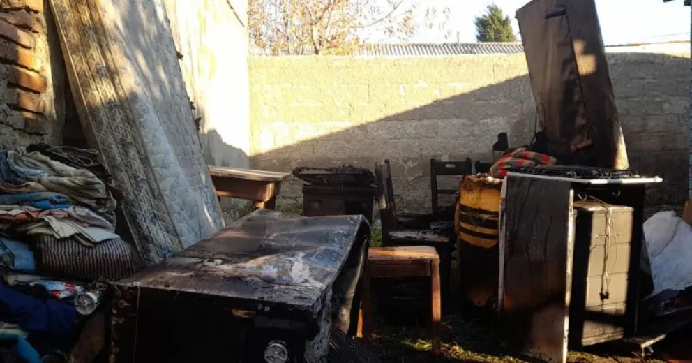 Un hombre perdió todo en un incendio y necesita la ayuda de la comunidad