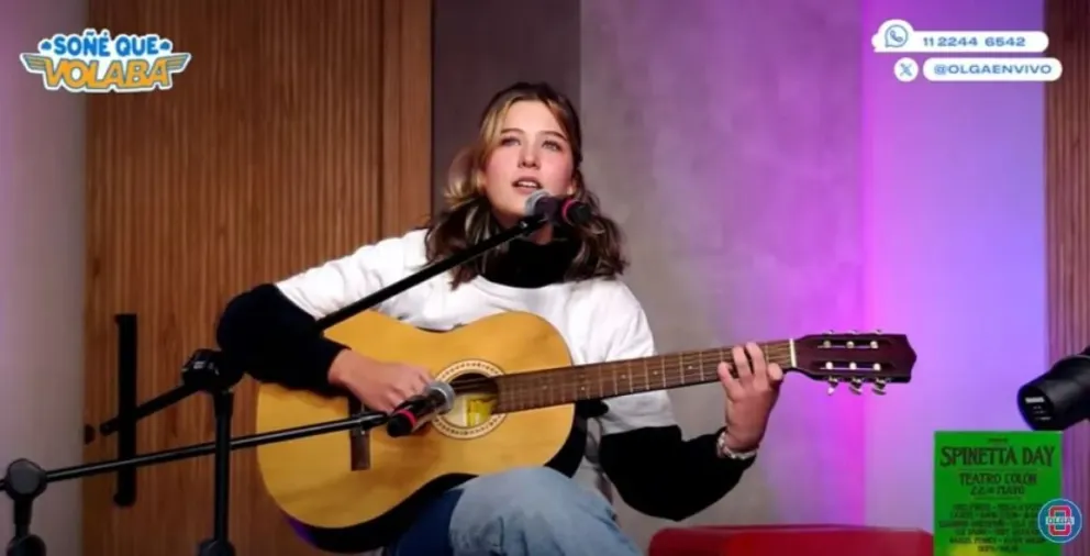 Una joven de Neuquén pasó por OLGA y la rompió cantando un tema de Spinetta