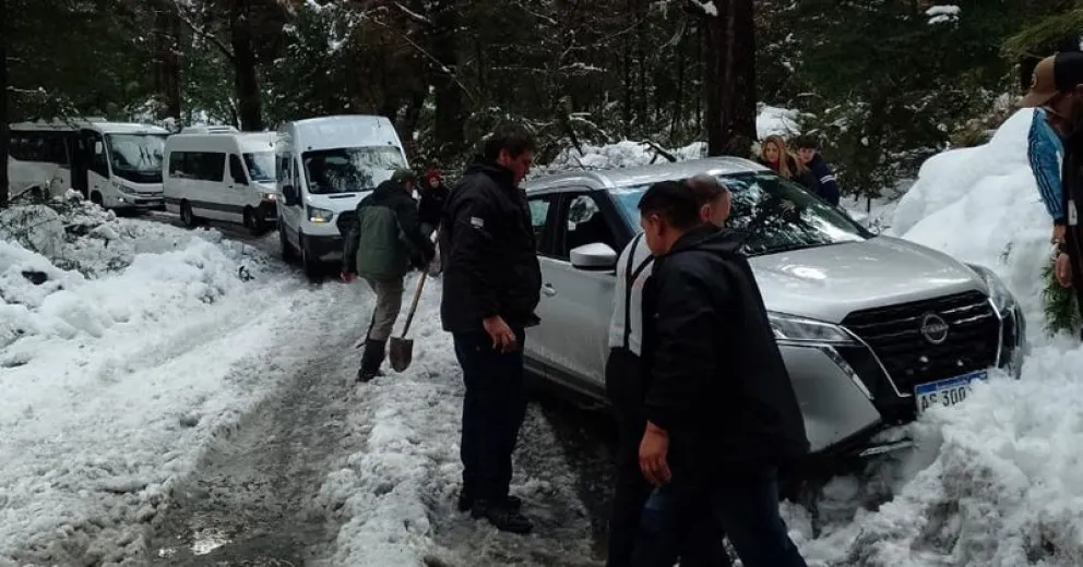Así estará el camino a Tronador mañana miércoles