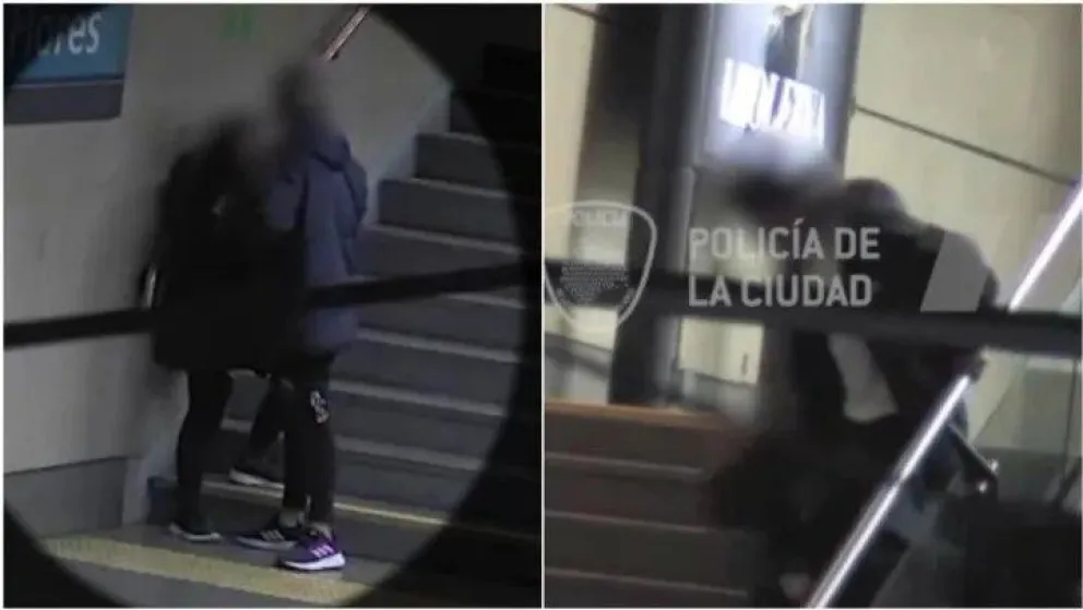 Detuvieron a un joven por golpear y arrastrar a su novia en una estación de subte