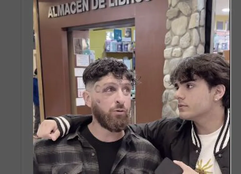 Un influencer realizó un cambio total a una persona en situación de calle en Bariloche 