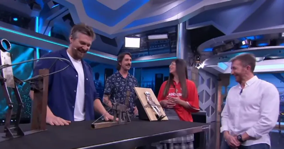 El Ladrón de Chatarra estuvo presente en el programa El Hormiguero de España