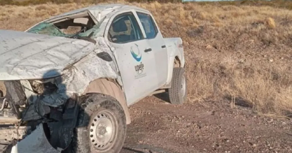 Volcó una camioneta con integrantes del gobierno de Neuquén