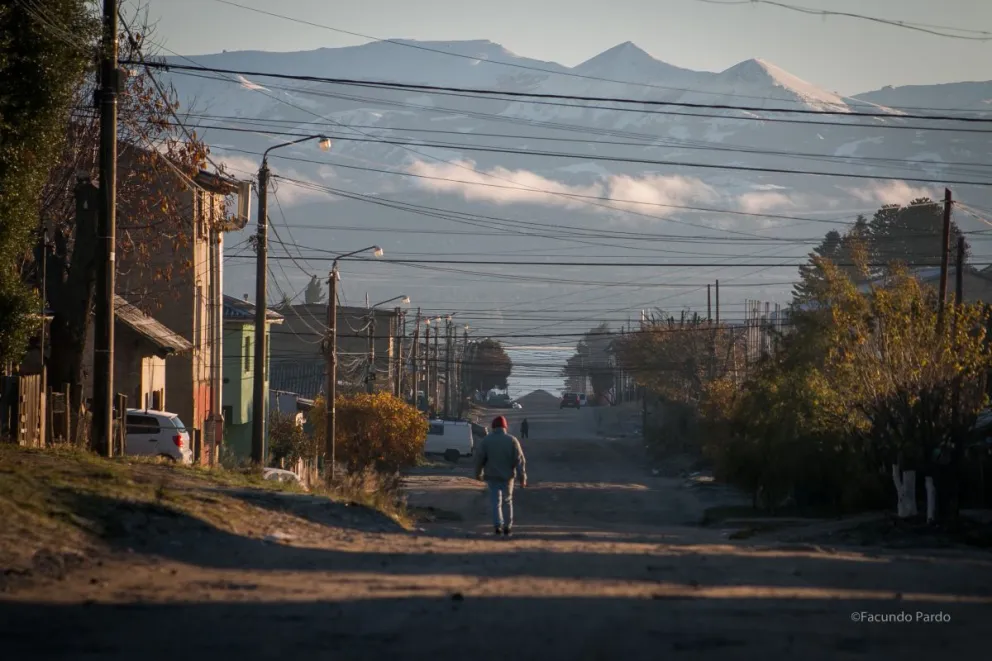 Mucho frío por las mañana y tardes soleadas, el clima del otoño en Bariloche. Foto de Facundo Pardo.