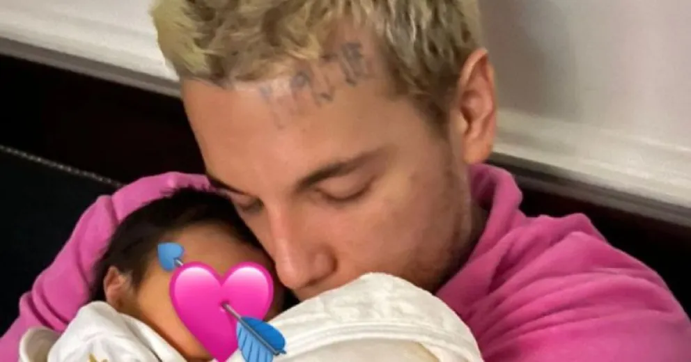 Las tiernas imágenes de Alex Caniggia con su hija Venezia