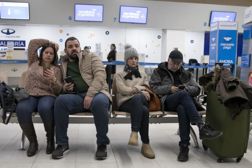 La medida de fuerza, se extiende hasta el 30 de agosto en los aeropuertos de todo el país. Foto: archivo