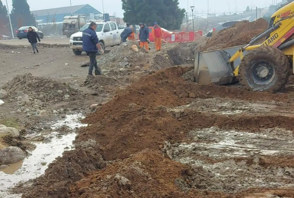 Finalizan el pluvial de Soldado Olavarría y avenida Juan Herman