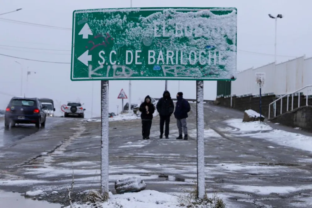 Nevadas fuertes y viento, una semana bien barilochense