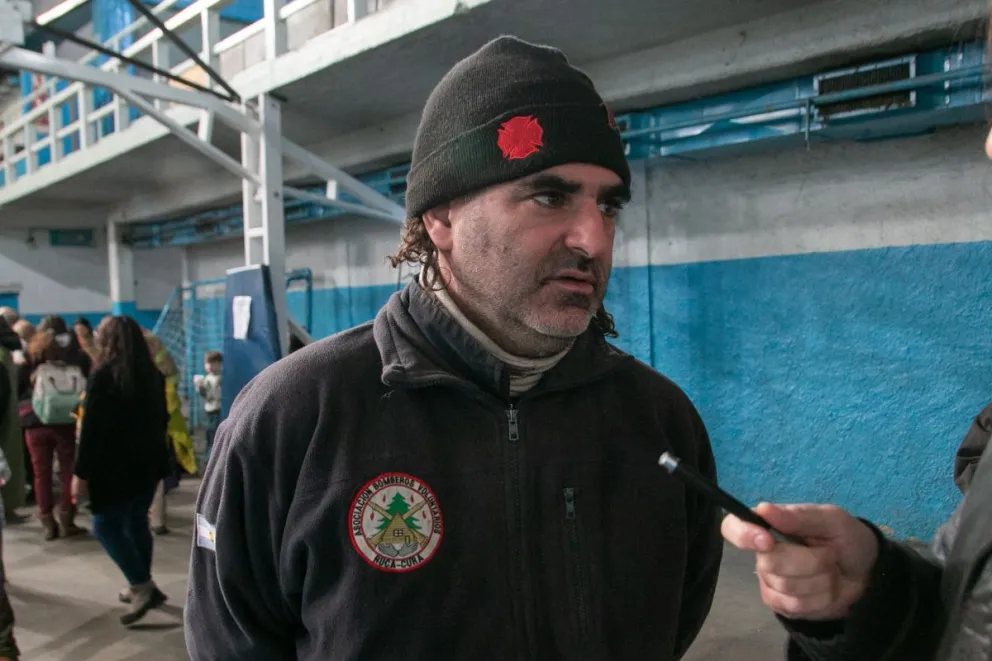 Los “acuartelados” sancionados asistieron al festejo por el Día del Bombero Voluntario 