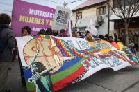 Así se vivió una nueva marcha Ni Una Menos en Bariloche