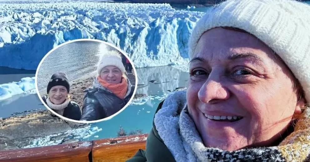 Las increíbles vacaciones de Marcela Feudale y su mamá de 87 años por la Patagonia