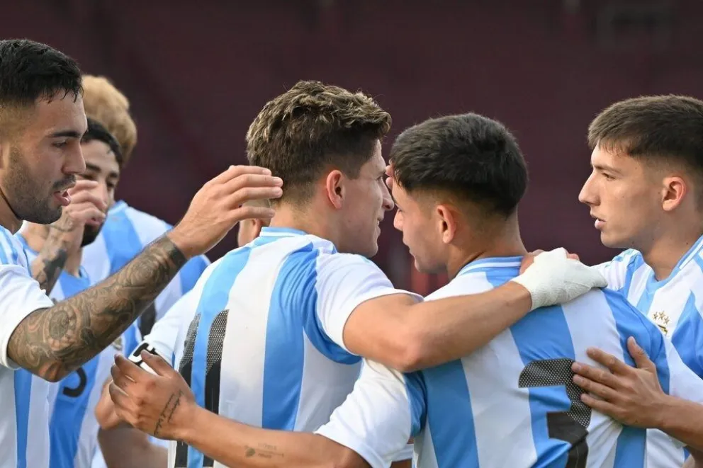 Selección Sub-23: a la espera de los Juegos Olímpicos, Argentina le ganó 2-0 a Paraguay
