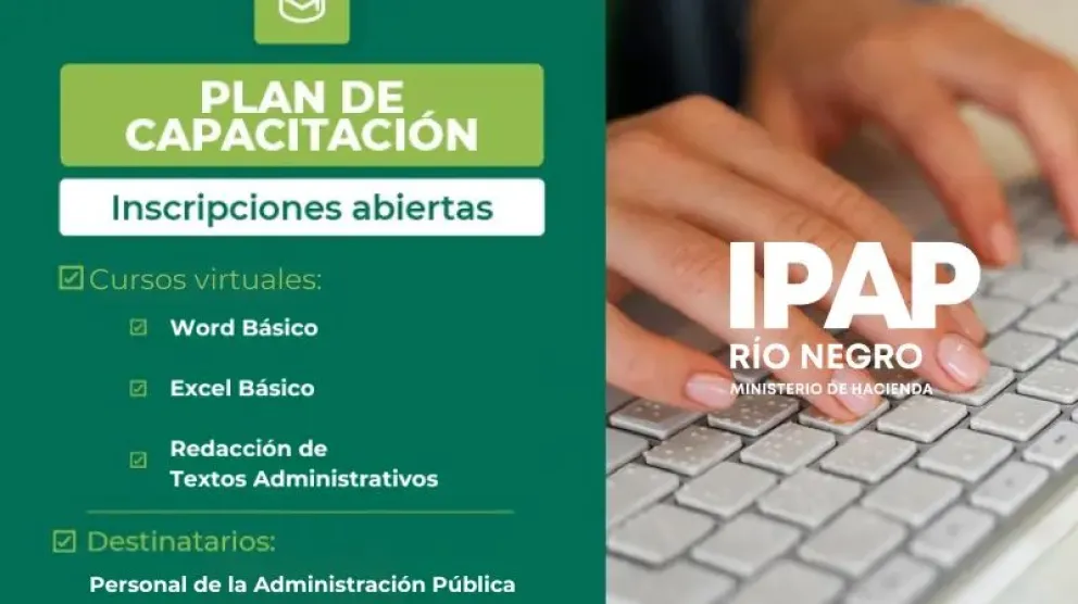 IPAP: inscripiones abiertas a cursos para personal de la Administración Pública provincial