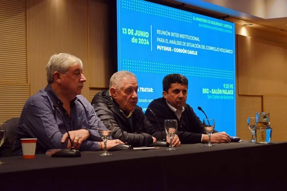 Cortés participó en la Reunión Interinstitucional para el Análisis de la Situación del Cordón Caulle 