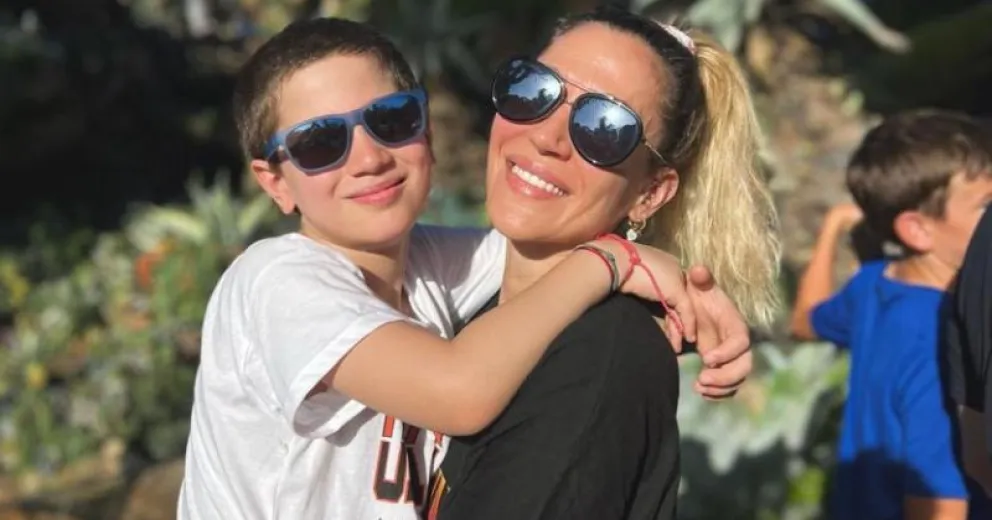 Así fueron las vacaciones de Jimena Barón con su hijo en Río de Janeiro