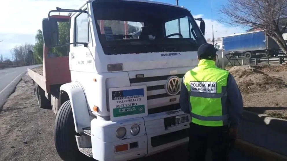 Recuperaron un camión robado gracias a un operativo de control vehicular