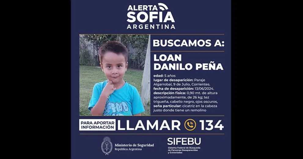 Desde la Fiscalía Federal de Bariloche destacan la intensa búsqueda de un niño de 5 años