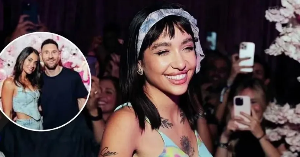 María Becerra reveló el gran gesto que tuvo Lionel Messi cuando coincidieron en la Bresh: "Es un..."