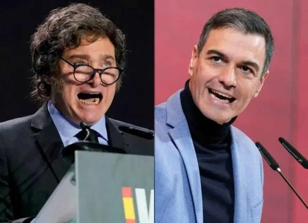 Milei volvió a criticar a Pedro Sánchez y también apuntó contra los periodistas argentinos