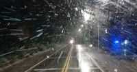 Nieva entre Bariloche y El Bolsón: podría seguir durante la noche