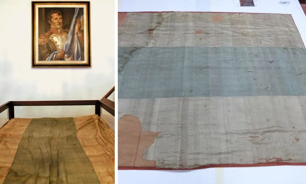 A la bandera “que Belgrano nos legó” ordenaron esconderla