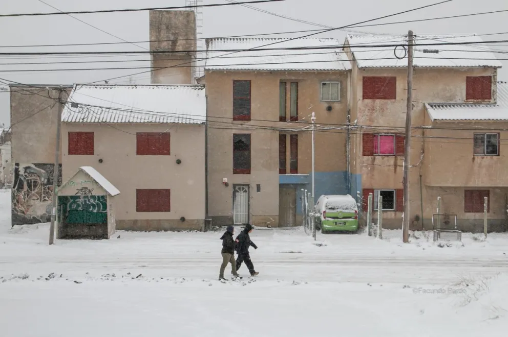 Nuevo alerta por nevadas y viento para este miércoles en Bariloche