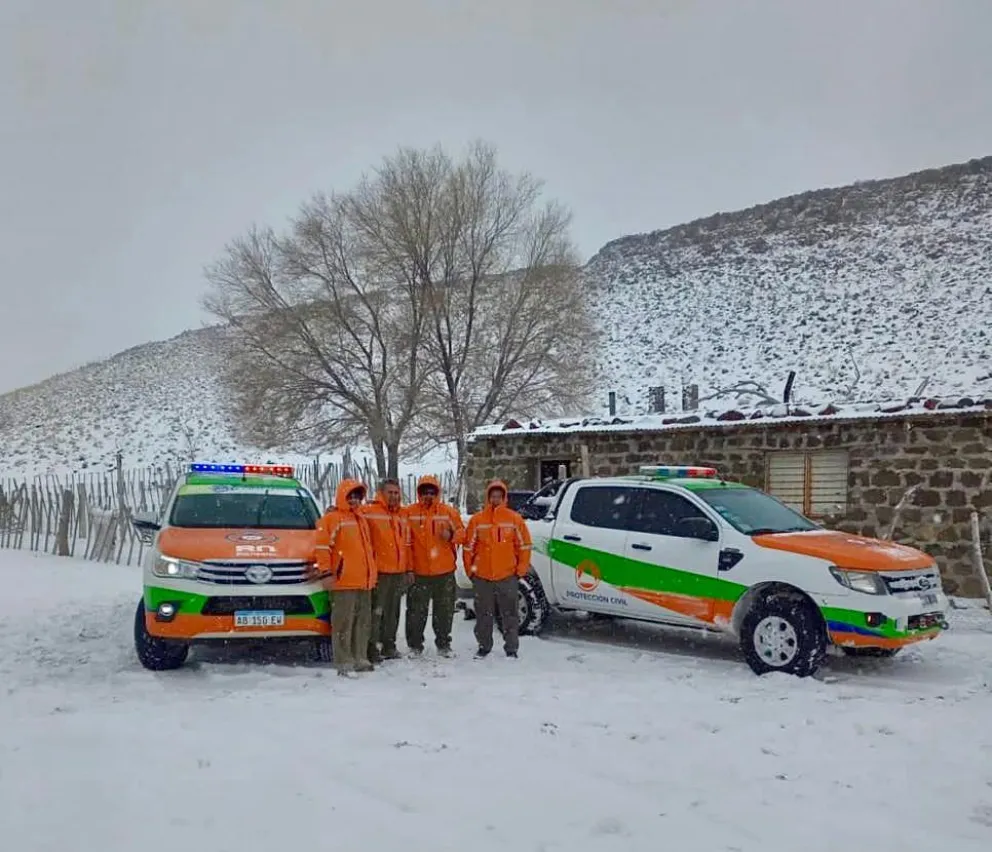 El Gobierno de Río Negro trabaja para minimizar los impactos de la tormenta de nieve