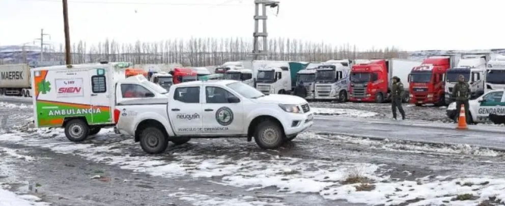 Por el temporal de nieve, debieron trasladar de urgencia a pacientes accidentados o enfermos