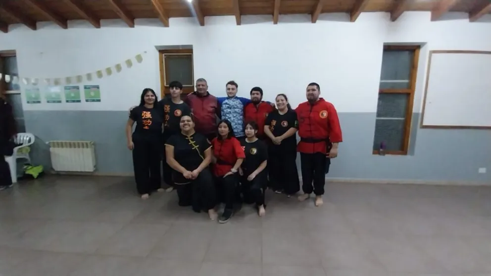 El campeón del mundo de kung fu de paseo en Bariloche