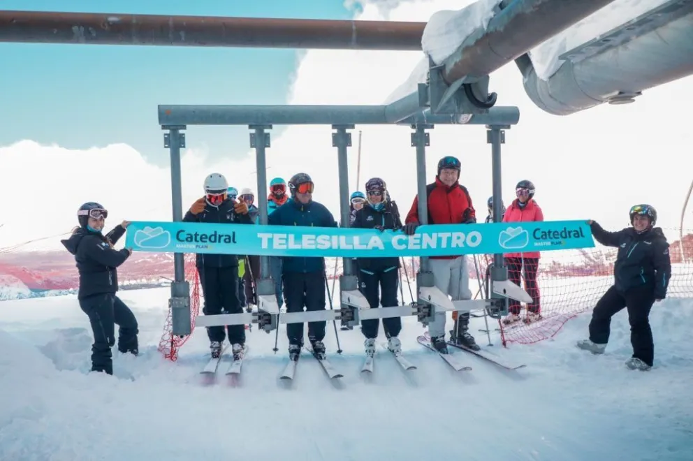 El intendente participó de la inauguración de la Telesilla Centro