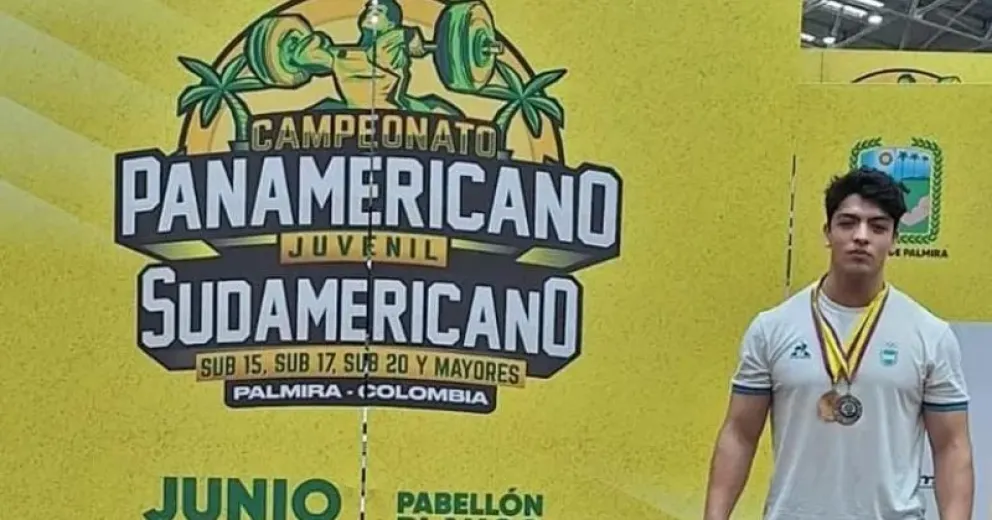 Dante Pizzuti logró un nuevo podio sudamericano en Colombia