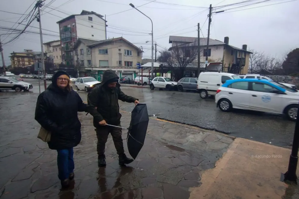 A abrigarse para el paseo de domingo 