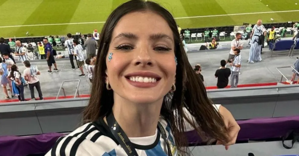 El festejo hot de la China Suárez luego de la victoria de la Selección Argentina