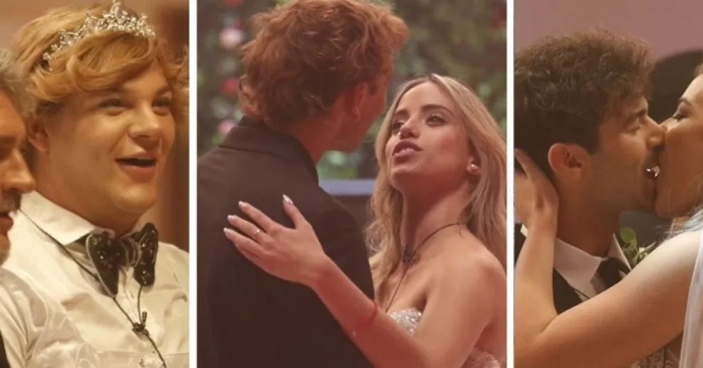Lágrimas, besos y mucho amor: así fue la triple boda de Gran Hermano