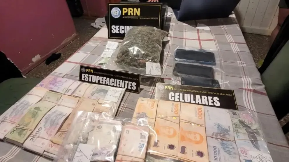 Golpe al narcotráfico en el Alto Valle: parecía una despensa pero se dedicaban a la venta de estupefacientes