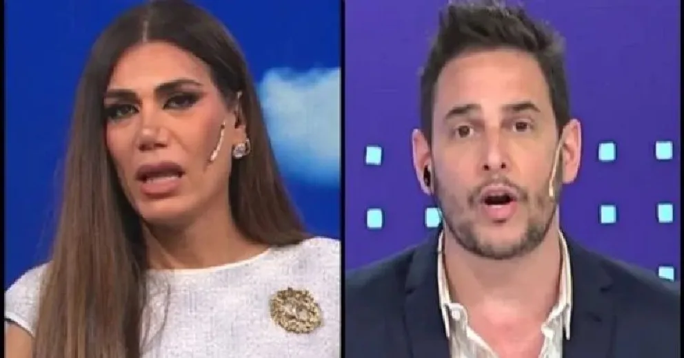 Cómo fue el cara a cara de Flor de la V y Rodrigo Lussich en una fiesta