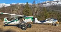 Un helicóptero operó en el rescate del piloto Parodi en la zona de Lago Puelo