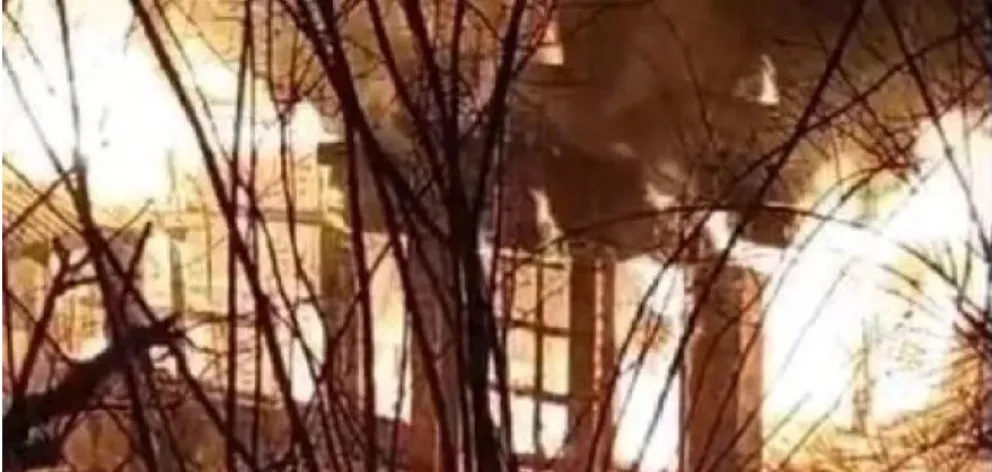Incendio en el barrio El Cruce consume una vivienda
