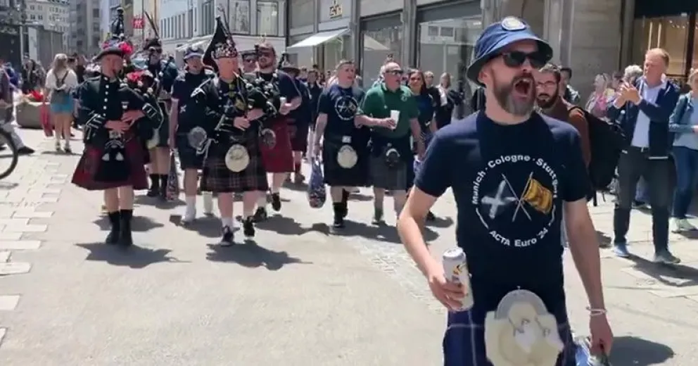 Escocia, la más argentina de las hinchadas europeas